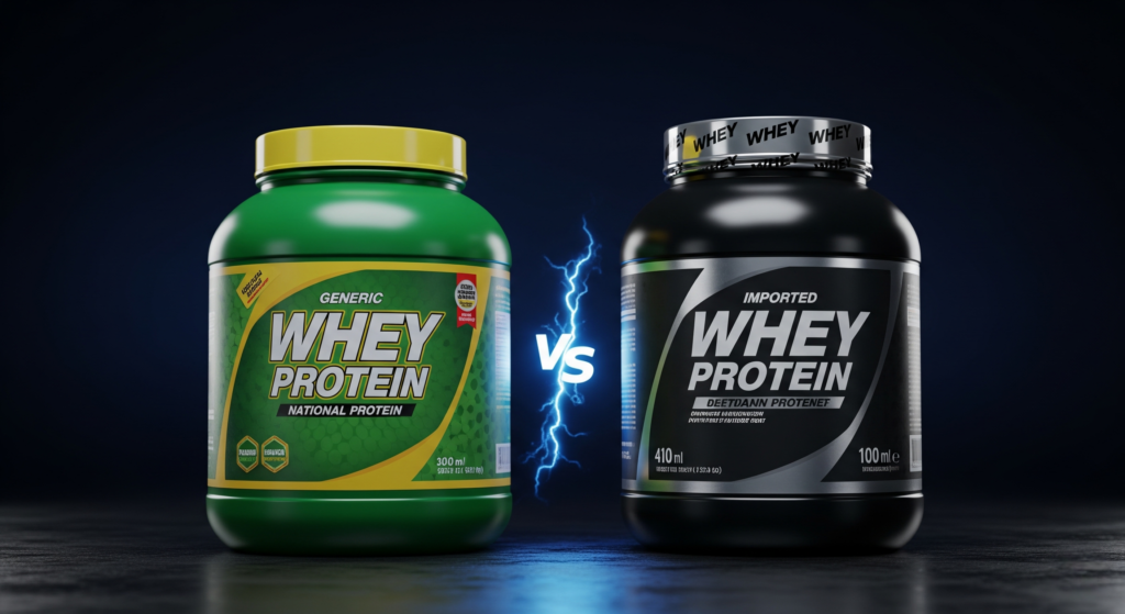 whey protein nacional ou importado
