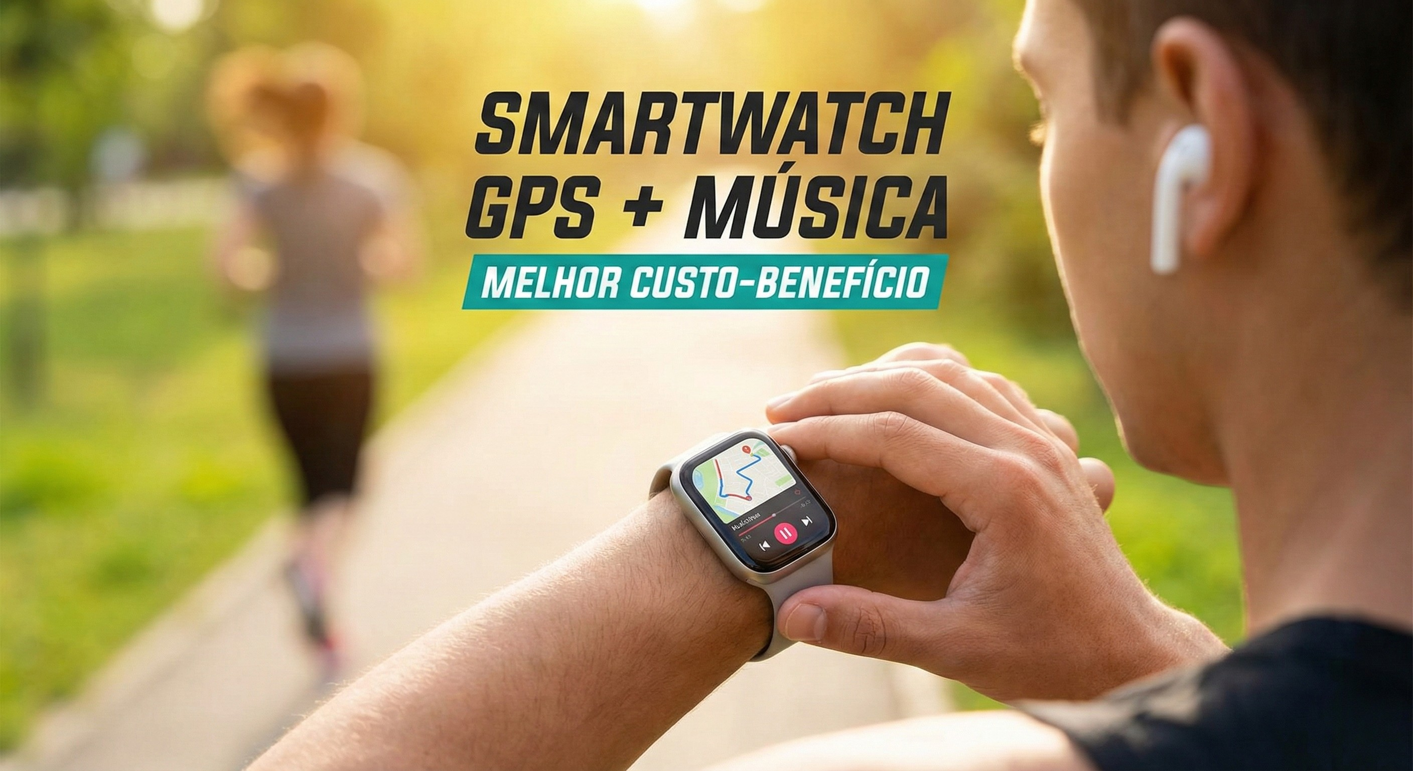 smartwatch com gps integrado e musica barato