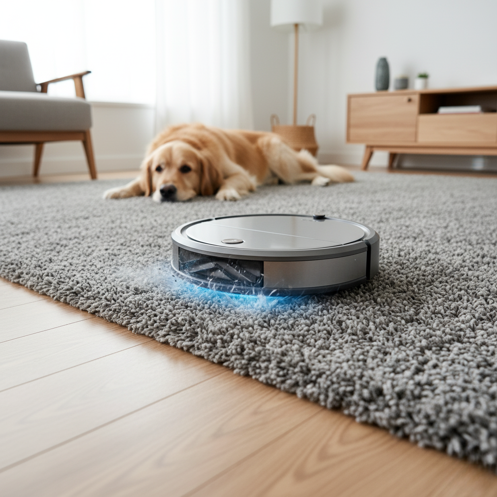 melhor robô aspirador para pelos de cachorro