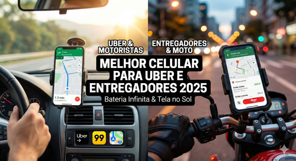 melhor celular para uber e entregadores