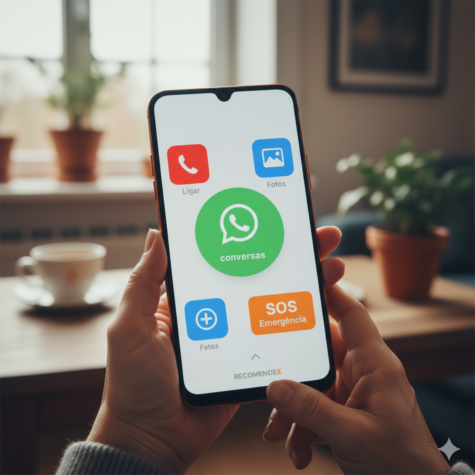 melhor celular para idoso com whatsapp