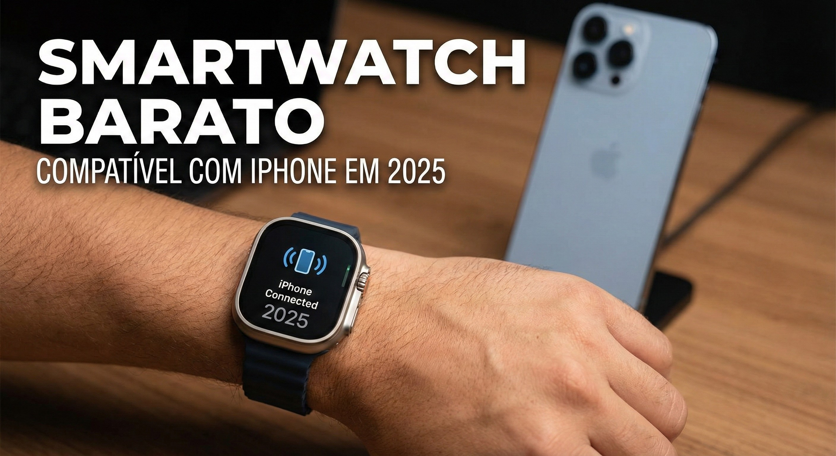 smartwatch barato compatível com iphone