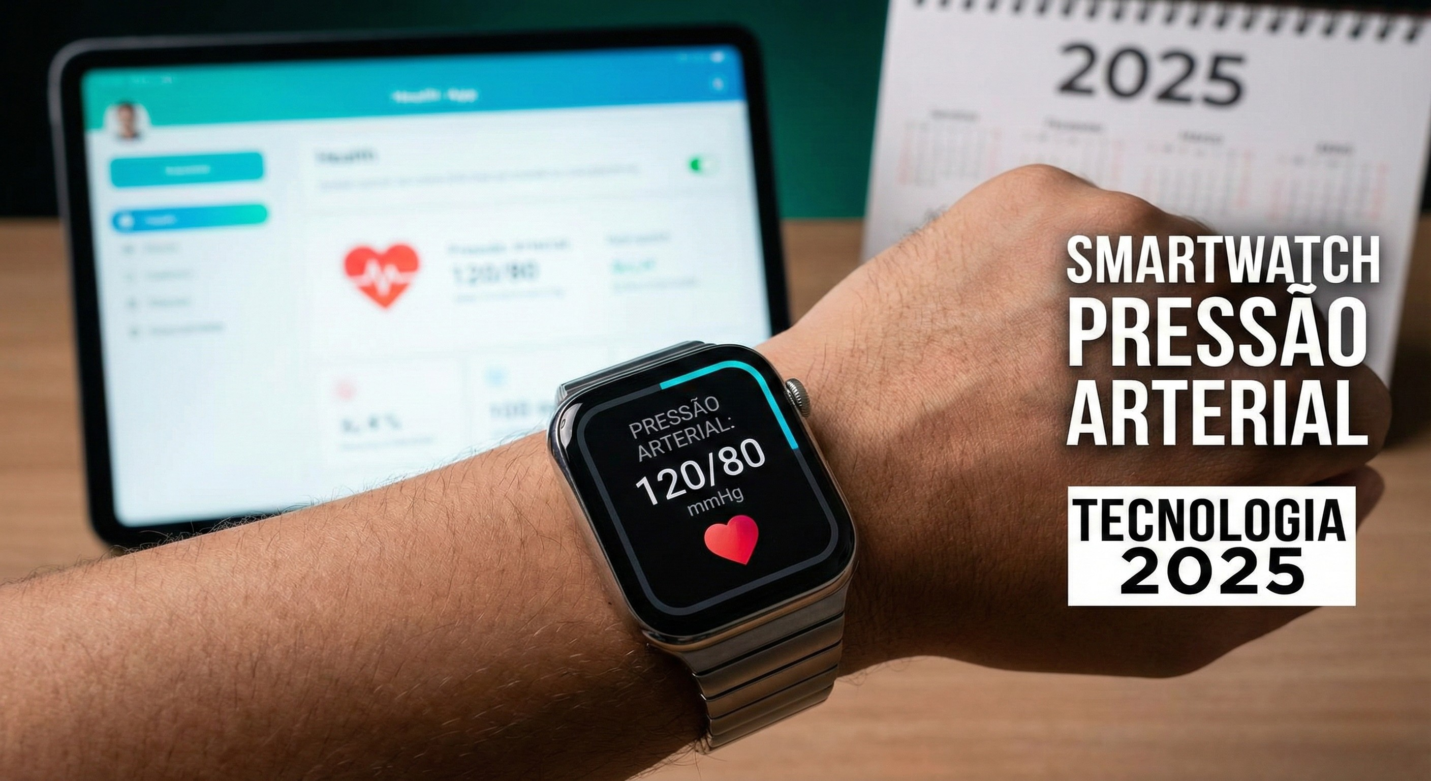 smartwatch que mede pressão arterial