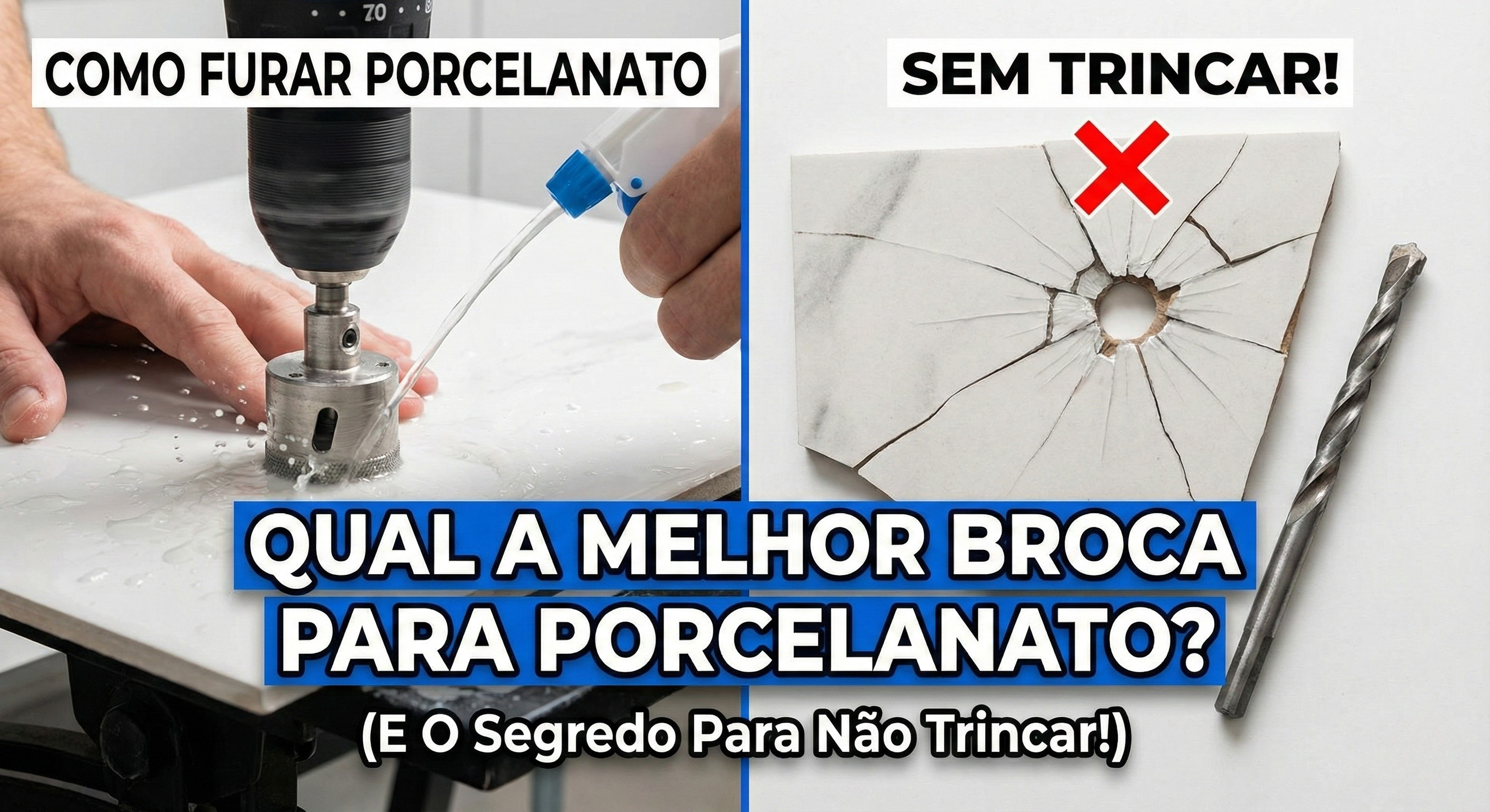 melhor broca para furar porcelanato