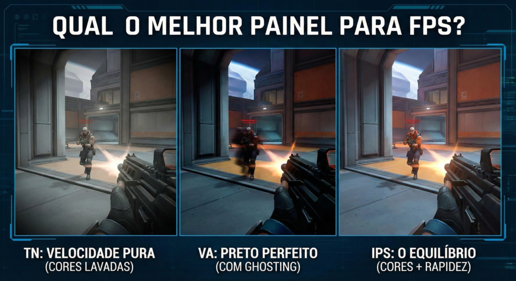 painel ips vs va vs tn