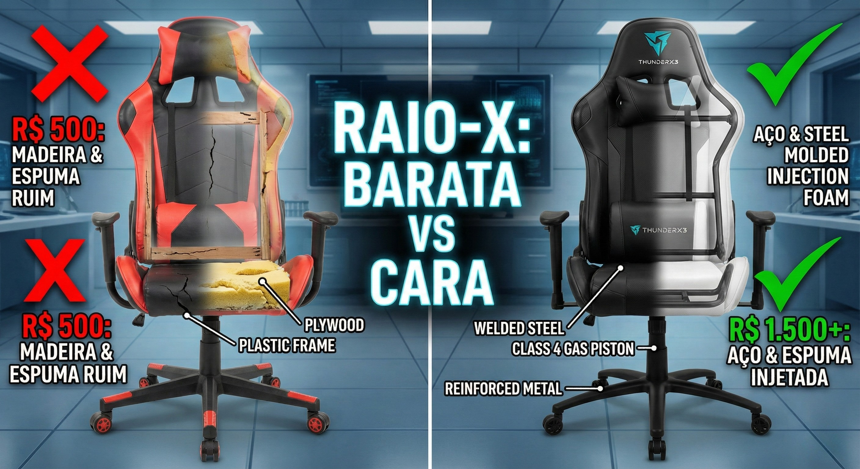 cadeira gamer barata vale a pena