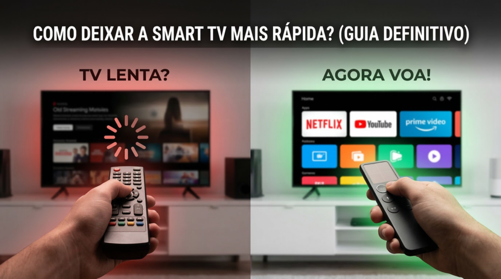 como deixar a smart tv mais rápida