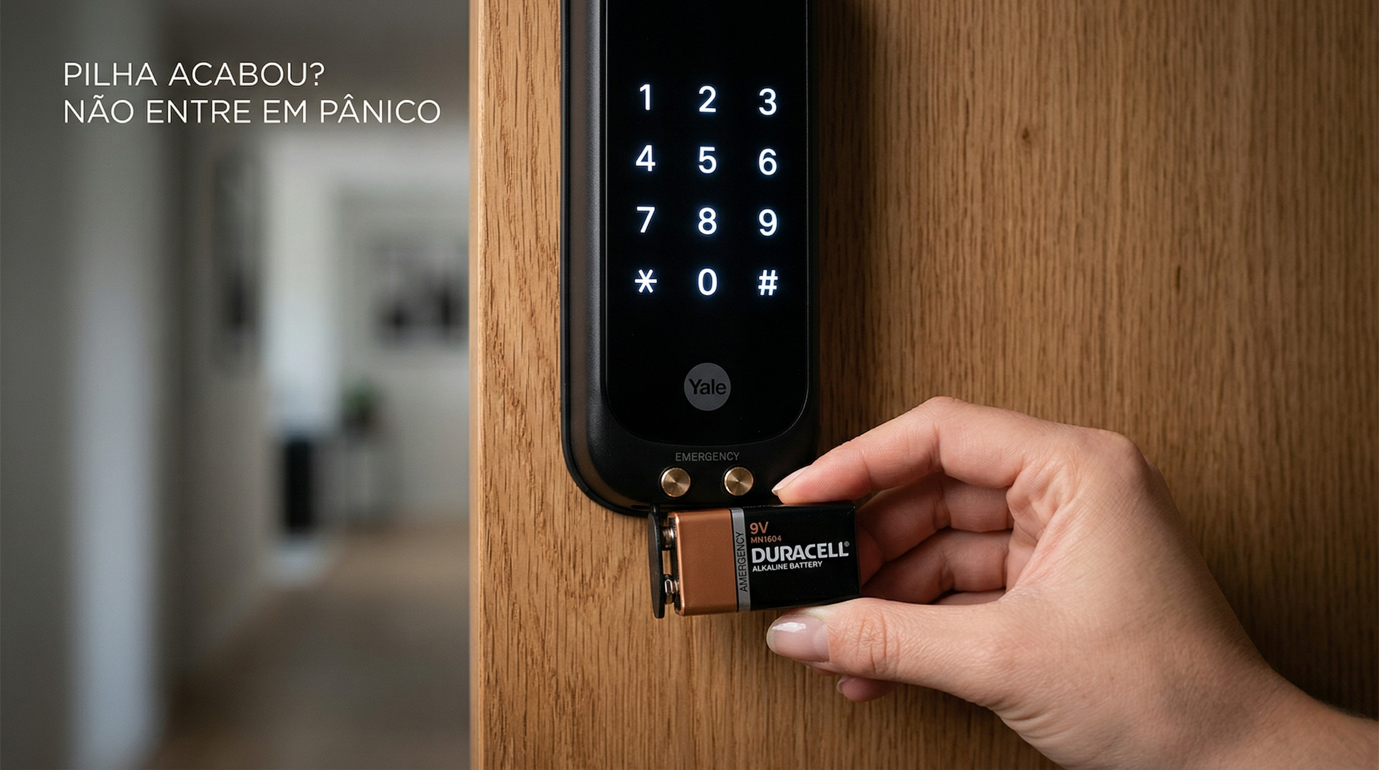 O Que Acontece se a Pilha da Fechadura Digital Acabar? (Não Entre em Pânico!)